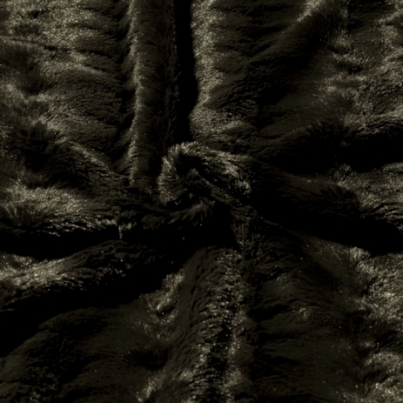 Soft KING Size Bed /Oversized Queen Neutral Dark Brown Faux Fur Blanket New - Picture 6 of 13
